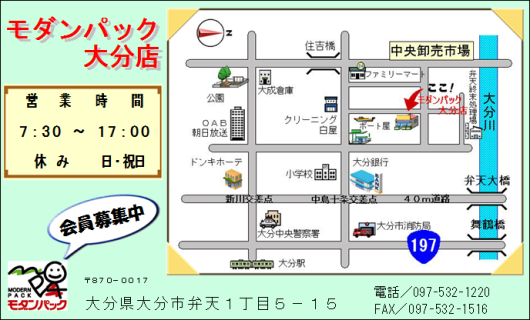 画像:モダンパック周辺の地図